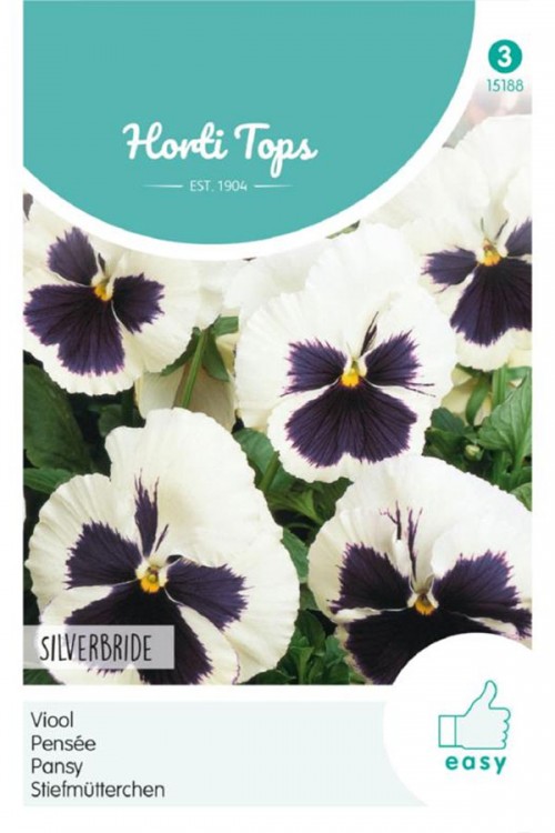 Silverbride - Pansy seeds