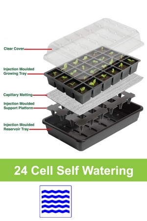 Self watering 24 cell propagator G165