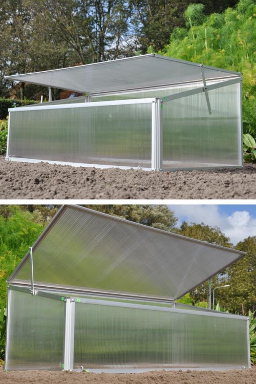 Viola aluminum greenhouse