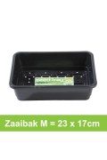 Zaaibak M met gaten 23 x 17cm - G18B