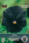 Viola Black Crystal - Pansy seeds
