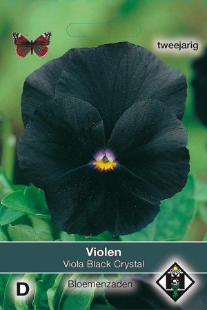 Viola Black Crystal - Pansy seeds