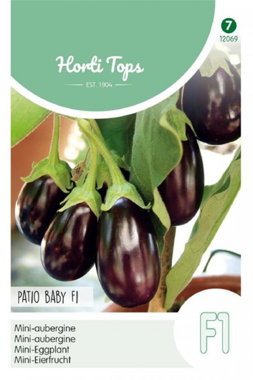 Patio Baby F1 - Mini Eggplant seeds